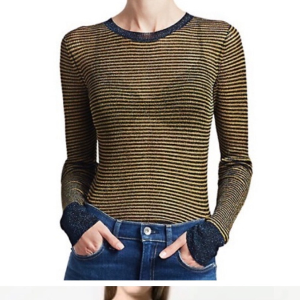 Rag and bone raina crew neck top